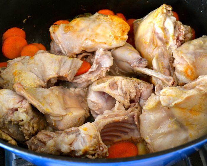 Кролик с песто по-новому (Coniglio al pesto matto)