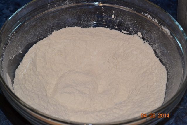  Галета с яблоками и малиной