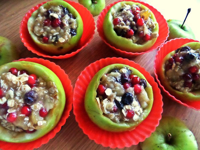 Фаршированные пряные яблочки