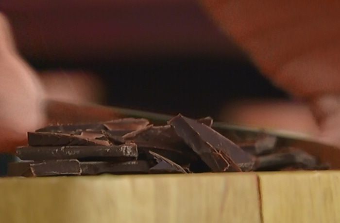 Шоколадный десерт с черносливом 