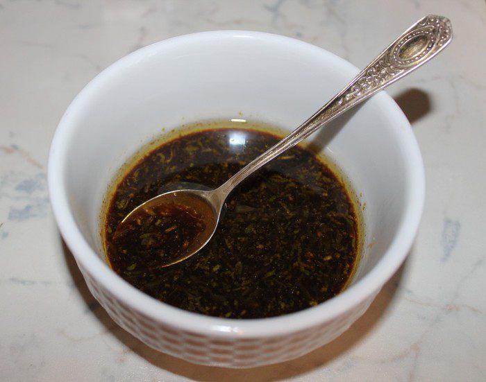 Запеченный фаршированный сибас