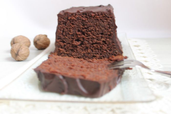 Шоколадный кекс на минеральной воде