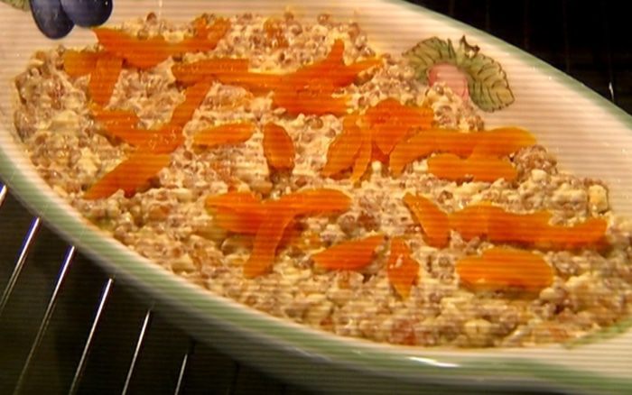 Гречневая запеканка с творогом и курагой 