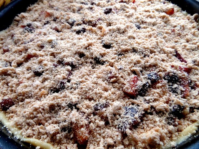 Пирог &amp;quot;Фрукты под крошкой&amp;quot;