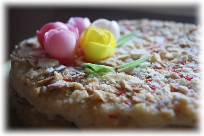 Миндально-кокосовый Наполеон