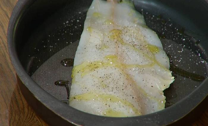 Треска в кисло-сладком соусе 