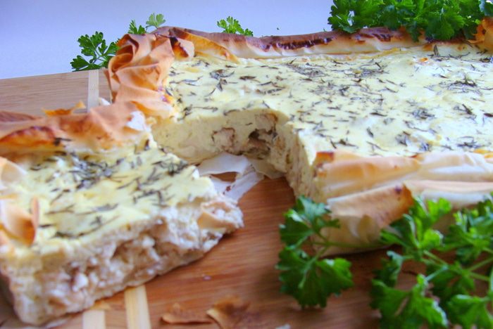 Пирог с курицей и рикоттой &amp;quot;Нежнее нежного&amp;quot;