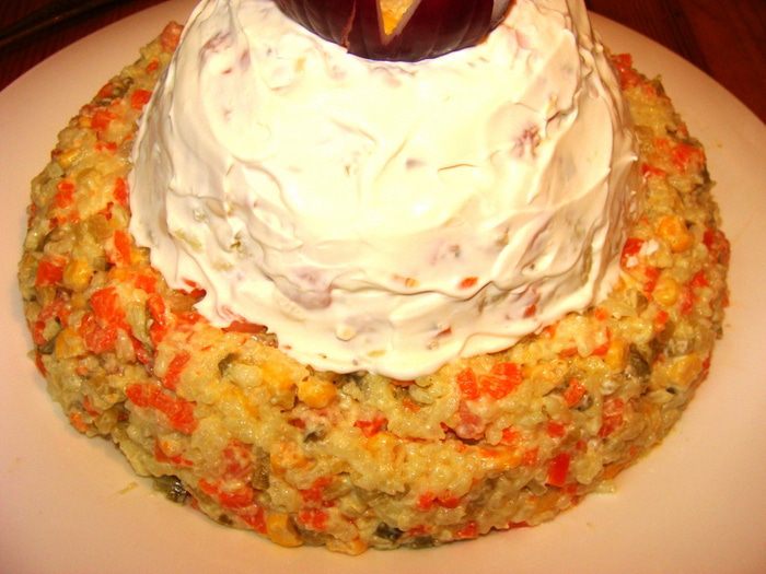 Праздничный салат &amp;quot;Шапка Мономаха&amp;quot;