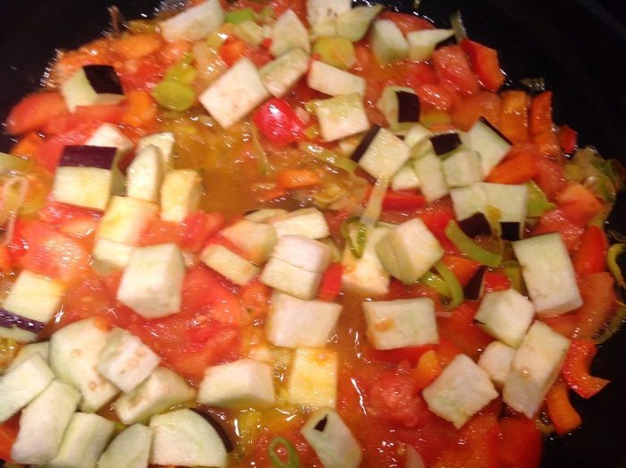 Овощное рагу с фасолью