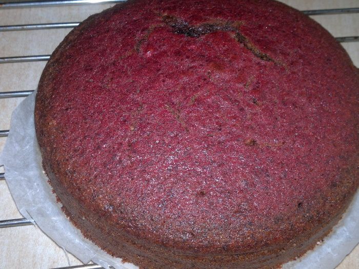 Кекс из свеклы