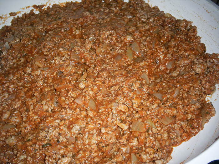 Многослойный пирог-лазанья на лаваше