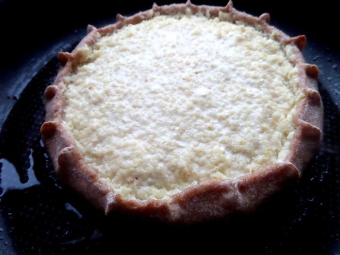 Деревенская галета с пшеном и творогом