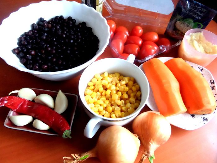 Вегетарианский чили Chili Con Carnе (латышская версия)