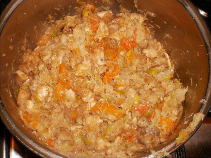 Фунчоза с курицей, грибами, овощами и соусом &amp;quot;Терияки&amp;#39;&amp;#39;