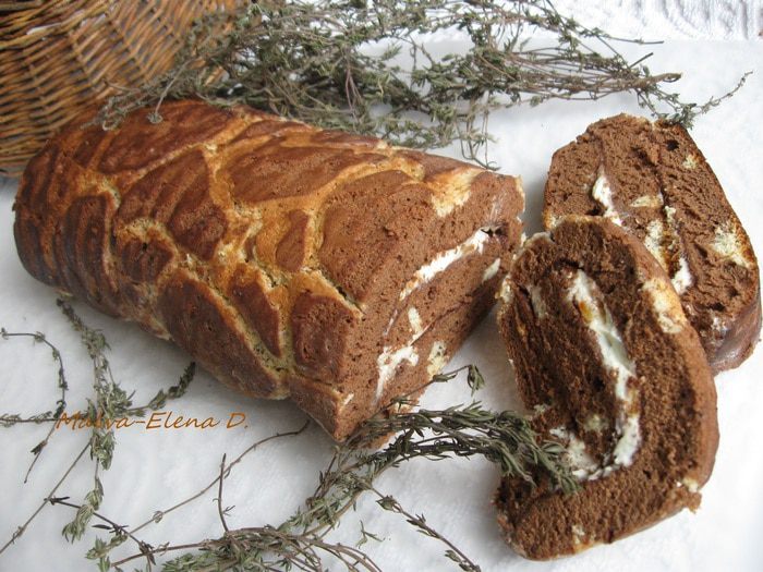 Бисквитный рулет &amp;quot;Жираф&amp;quot;