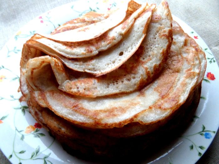 Блинные роллы с рыбкой