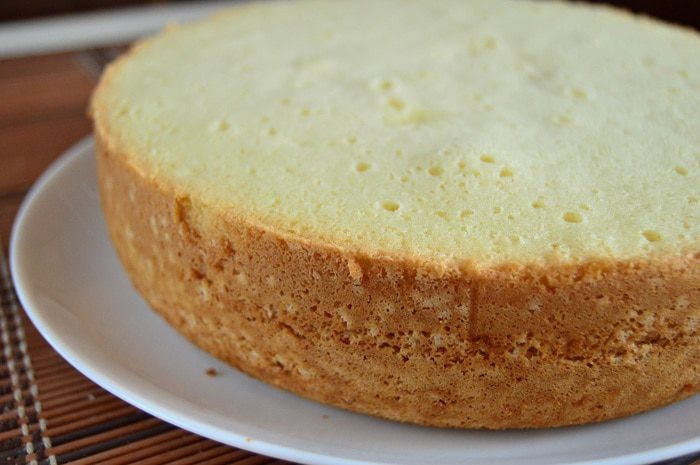 Бисквит с лимонным кремом