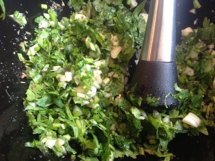 Аджапсандали с картошкой