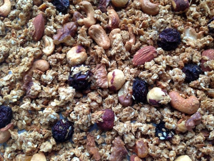 Яблочная гранола