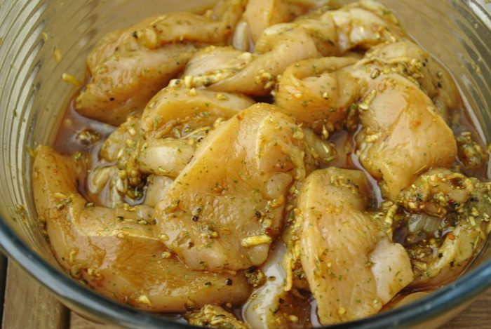 Филе курицы в сметане