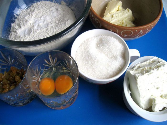 Творожный кекс