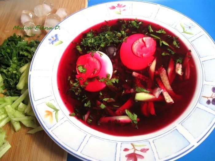 Холодный свекольник