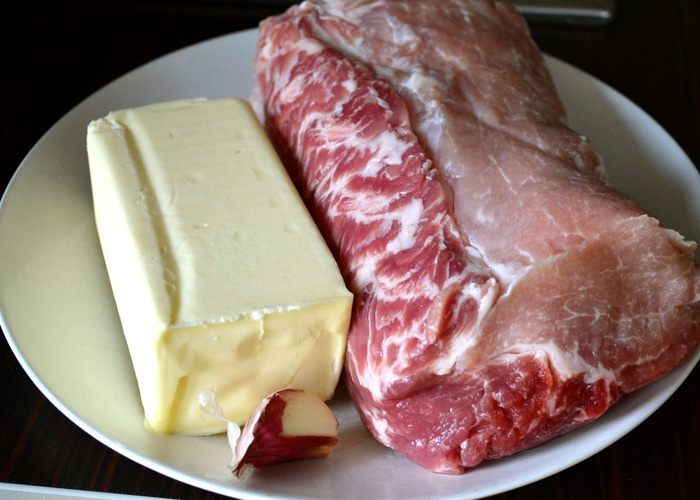 Свинина в сливочном масле