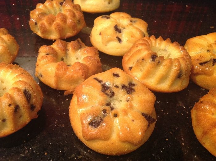 Лимонные кексы с шоколадными каплями