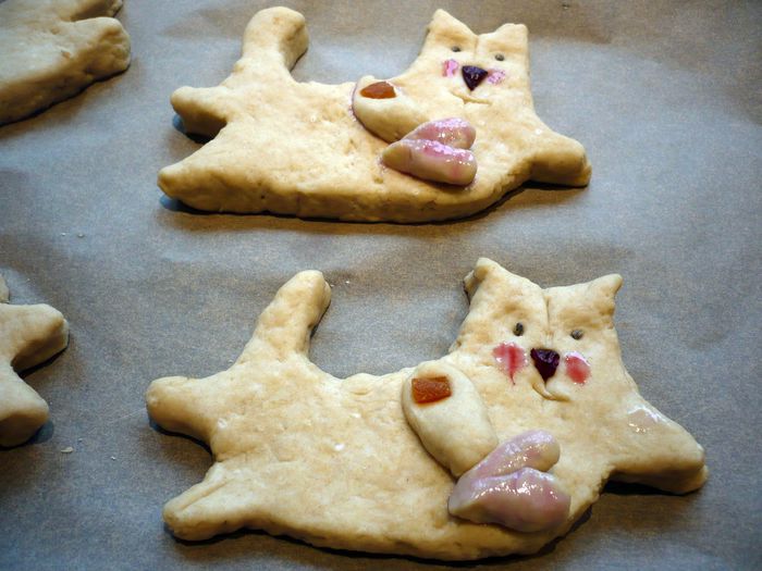 Булочки в стиле Тильда «Кошки не похожи на людей?» 