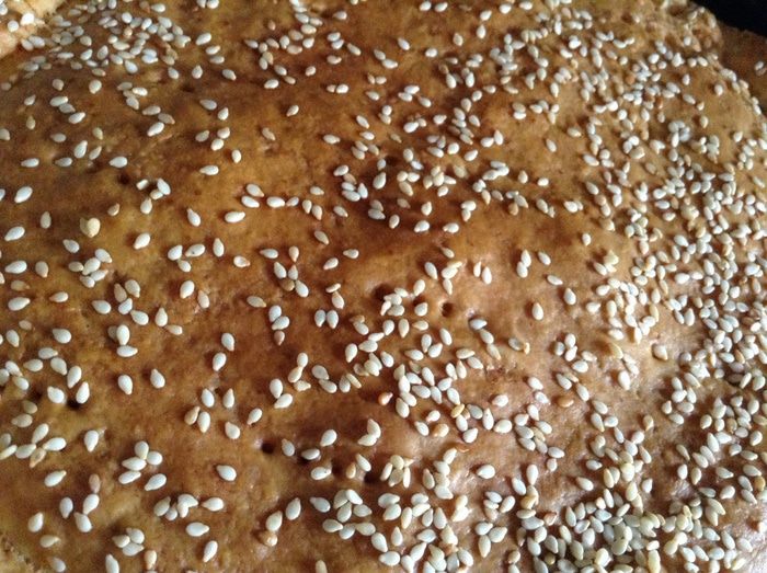 Пирог с баклажанами