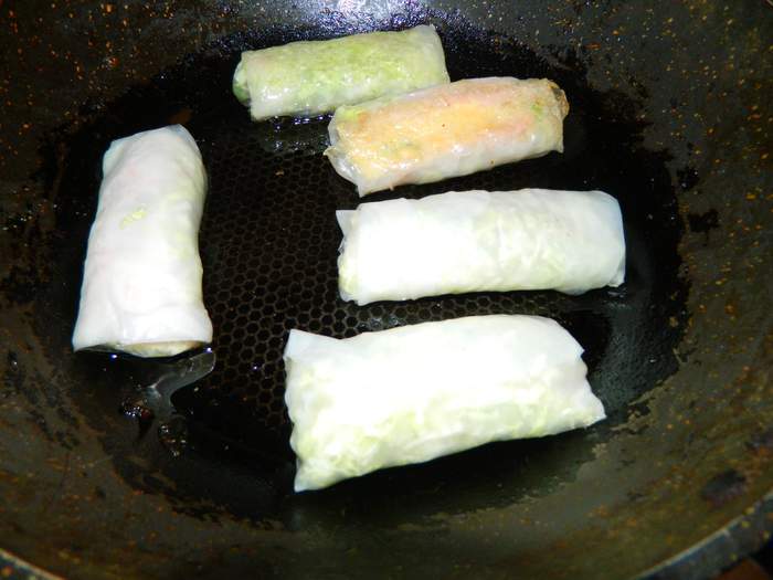 Спринг-роллы с семгой