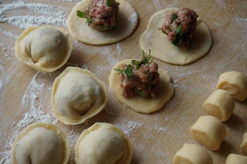 Пельмени из бараньего фарша