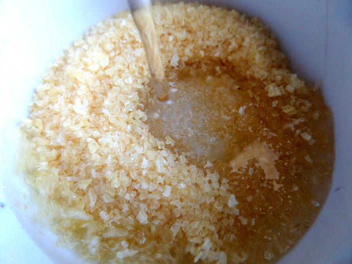 Разноцветное молочно-ягодное желе