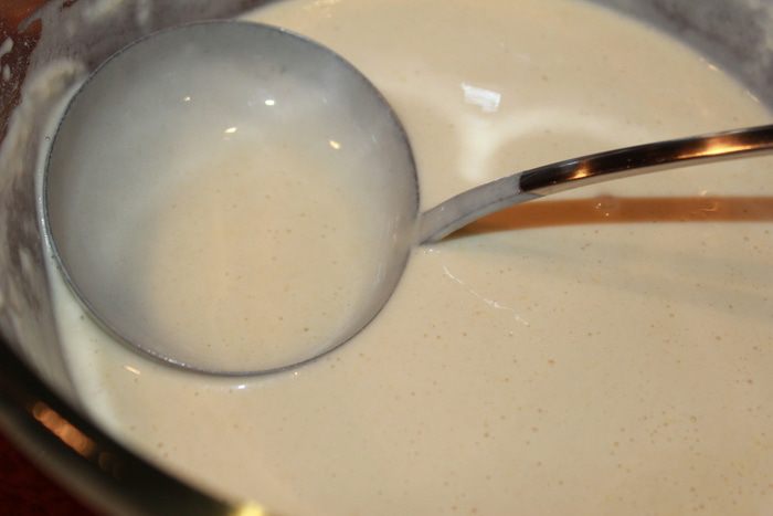 Заварные блины на водке