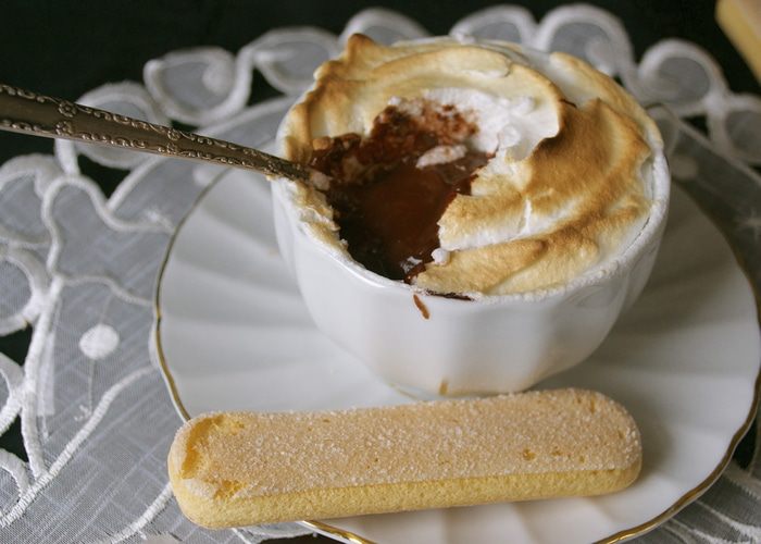 Горячий шоколад с &amp;quot;шапочкой&amp;quot; из маршмэллоу