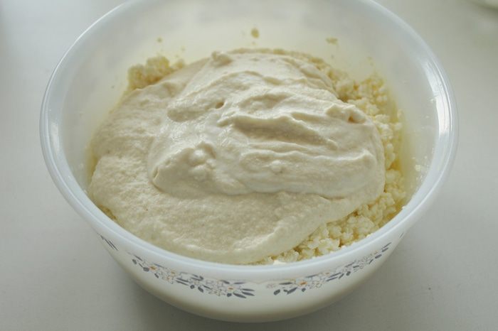 Творожный пирог с клюквой в мультиварке 