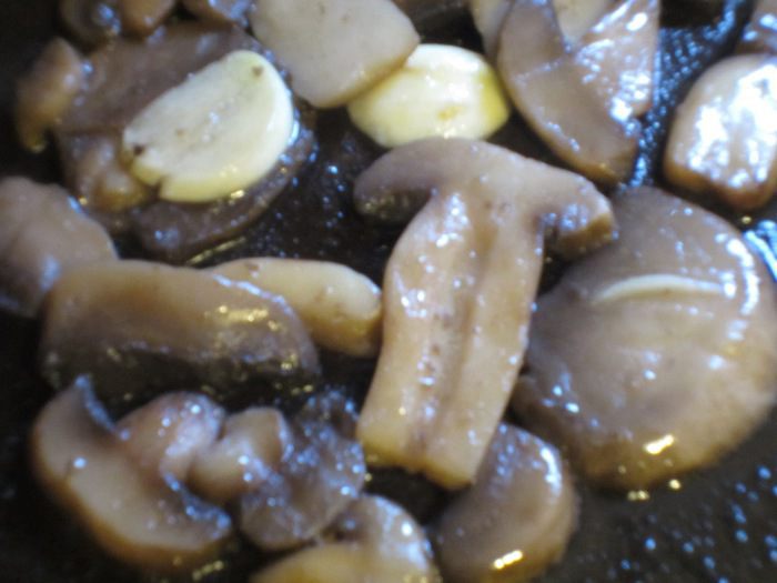 Картофельные тимбалини с грибами