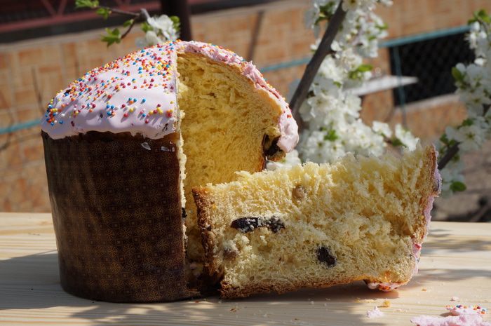 Кулич сдобный без расстойки