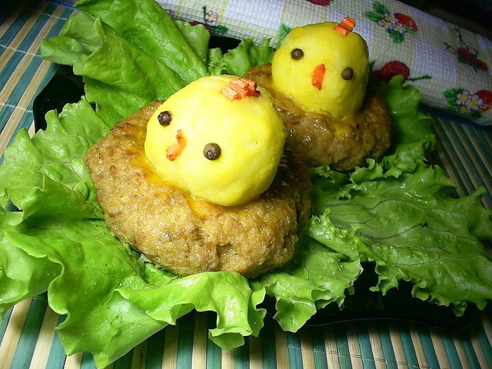 &amp;quot;Птенцы в гнездах&amp;quot; - новая подача старого блюда