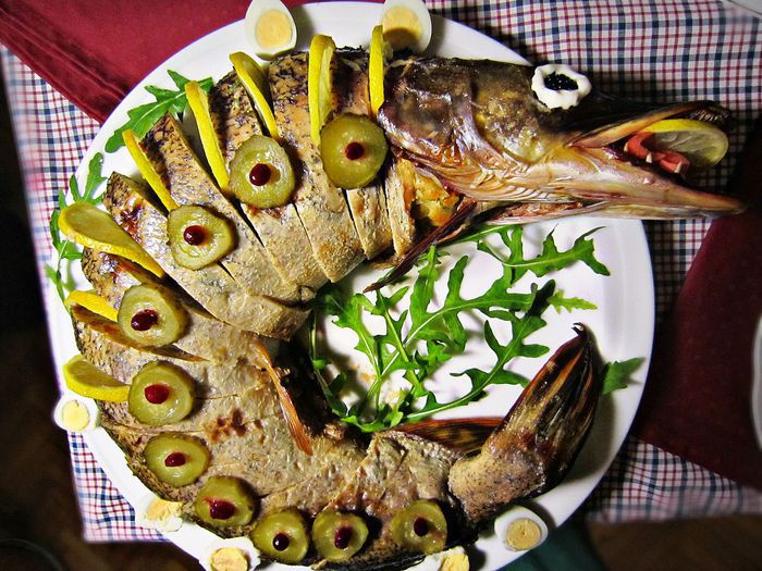 Праздничная фаршированная щука &amp;quot;По щучьему веленью&amp;quot;