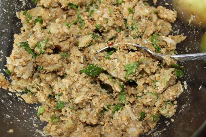 Баклажановые тефтели