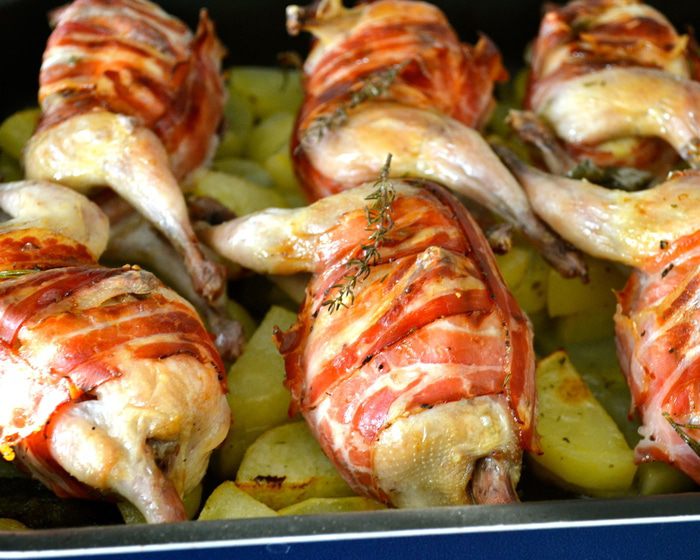 Фаршированные перепелки