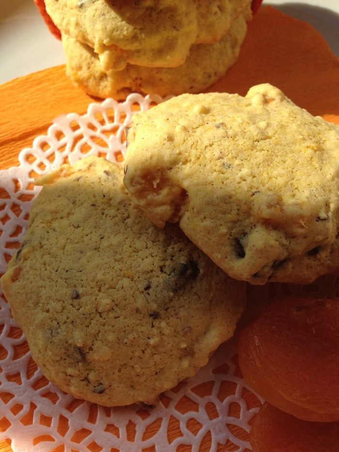 Быстрое бисквитное печенье на киселе