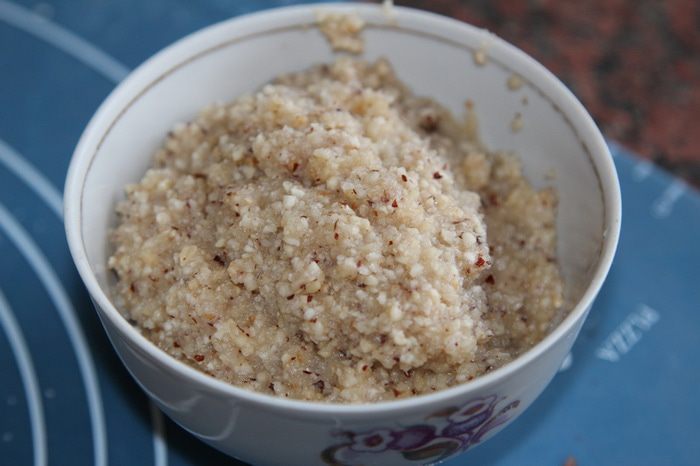 Ореховые рогалики из картофельного теста