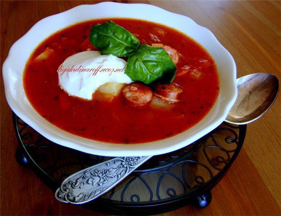 Любимый томатный суп