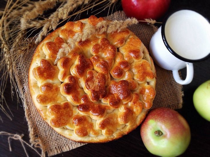 Яблочный пирог &amp;quot;Здравствуй, осень&amp;quot;
