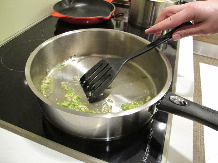 Феттучине с копченым лососем