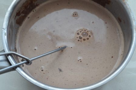 Песочный торт с шоколадным пудинговым кремом