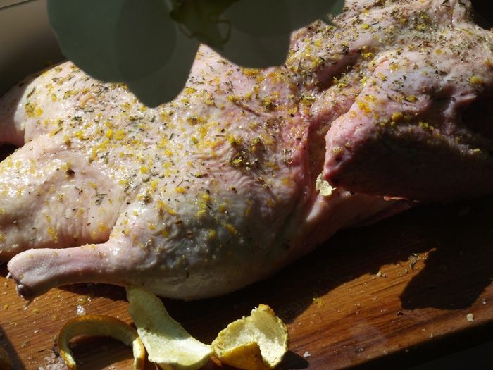 Утка в апельсиновом маринаде