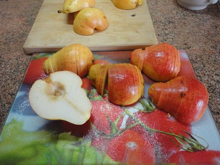 Грушевый пирог с шоколадом